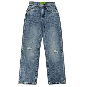 Sandrine Rose SR Indigo Straight Leg Jeans NWT 100% Cotton Size 29